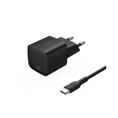 Abbildung von Belkin 25W USB C Ladegerät Power Delivery inkl. Kabel, schwarz