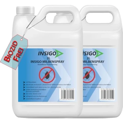 Abbildung von INSIGO Insektenspray Anti Milben Spray Mittel Ungezieferspray, 4 l, Produkt fällt nicht unter die Gefahrgutvorschriften