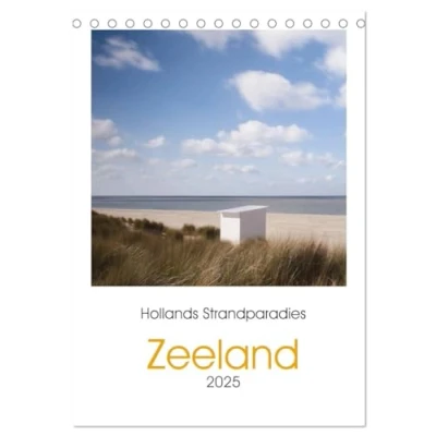 Abbildung von Hollands Strandparadies Zeeland (Tischkalender 2025 DIN A5 hoch), CALVENDO Monatskalender