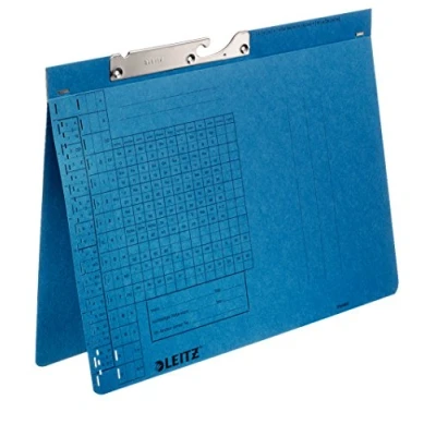 Abbildung von 50 x Leitz Pendelhefter Combi A4 Amtsheftung blau
