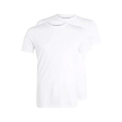 Abbildung von JACK &amp; JONES Male T Shirt 2er Pack Einfarbig