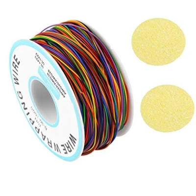 Abbildung von beihuazi® 250M Wire Wrapping Draht Klingeldraht Kabel Isolierung Test 30AWG Verzinnte Kupfer Solid