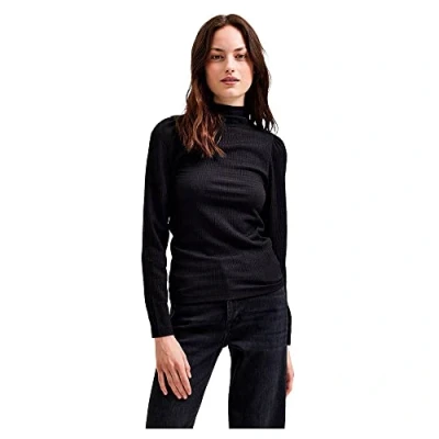 Abbildung von Selected Femme Slfbea LS B NOOS Bluse, Damen, Größe: 34, Black