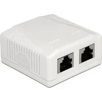 Abbildung von RJ 45 Anschlussdose 2 Port Cat.6a LSA
