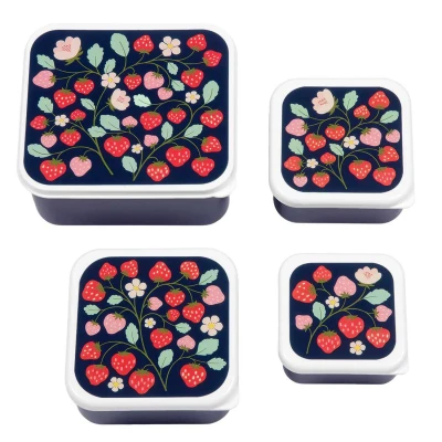 Abbildung von A Little Lovely Company Lunch Set Erdbeeren