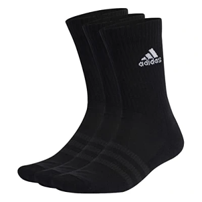 Abbildung von adidas Performance CREW 3 PACK Sportsocken Black white, Größe: Small, white