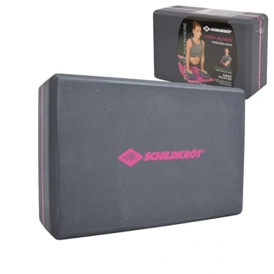 Abbildung von Schildkröt Unisex Erwachsene Yogablock, Anthrazit, 960136, 22 x 15cm