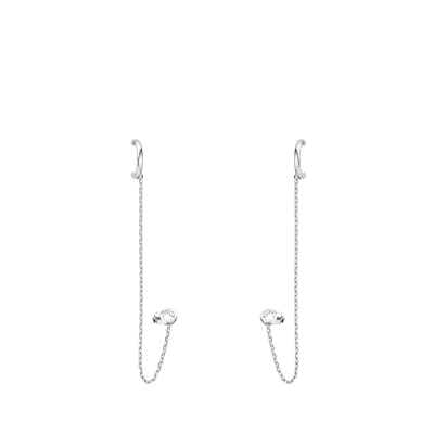 Abbildung von SOFIA MILANI Damen Ohrringe 925 Silber mit Zirkonia Steinen Ketten Ear Cuff E2599