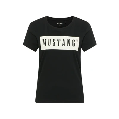 Abbildung von Mustang Tshirt print, Damen, Größe: XXL, Schwarz