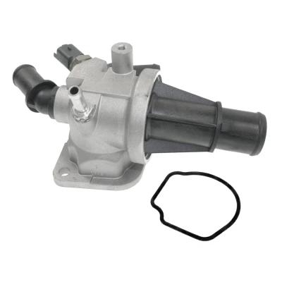 Abbildung von BLUE PRINT ADZ99215C Kühlwasserthermostat 88 mit Dichtung Temperaturschalter Kunststoff Aluminium Gehäuse OPEL: Meriva A, Corsa C Schrägheck
