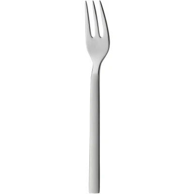 Abbildung von WMF Lyric Plus Kuchengabel 15,7 cm, Cromargan protect Edelstahl teilmattiert, kratzbeständig, spülmaschinenfest, Silber