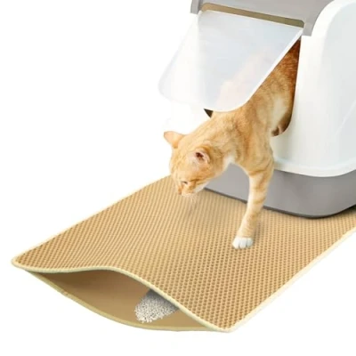 Abbildung von Canadian Cat Company Katzentoilette Katzenklo Matte &quot;Zaubermatte&quot;, Vorleger für Katzentoilette, Katzenmatte, Katzenstreumatte