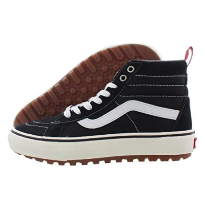 Abbildung von Vans SK8HI MTE Unisex Sneaker high, Größe: 42.5, Black/true white Leder und textil