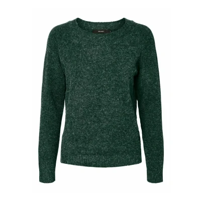 Abbildung von Vero Moda Vmdoffy O NECK Strickpullover, Damen, Größe: XS, Pine grove