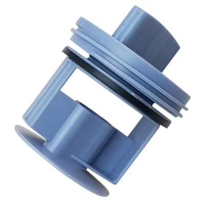 Abbildung von LICHTBLAU Filter Flusensieb 00647920 für Waschmaschine und Waschtrockner I Ersatzteil Fusselsieb passend Bosch Siemens Neff Constructa 605010 647920 Filtersieb Münzen Knöpfe usw.