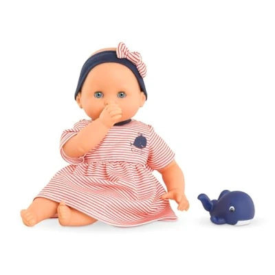 Abbildung von Corolle Meine erste Babypuppe Calypso, mit Badespielzeug, Wal, 30 cm, ab 18 Monaten, 9000100860