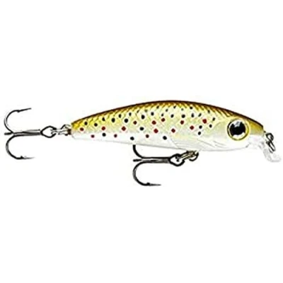 Abbildung von Rapala Ultra Light Minnow Angelköder mit Spezieller Tauchschaufel Süßwasser Spinnköder Lauftiefe 0,6 0,9m Fischköder 4cm, 3g Hergestellt in Estland Brown Trout