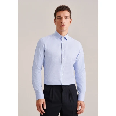 Abbildung von Seidensticker Business Regular Businesshemd, Herren, Größe: 42, Light blue