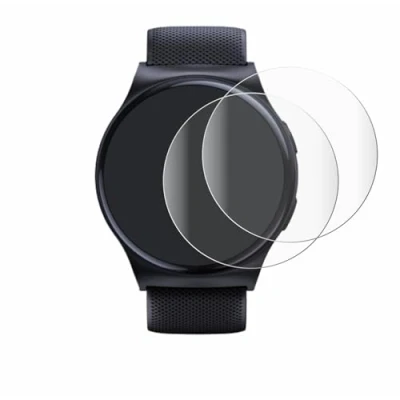 Abbildung von BROTECT 2 Stück Full Cover Schutzfolie für Motorola Moto Watch 120 Screen Displayschutz Folie [3D Curved, Anti Fingerprint, Kristall Klar]