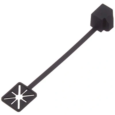 Abbildung von DeLOCK Staubschutz für RJ45 Stecker mit Befestigungsclip schwarz