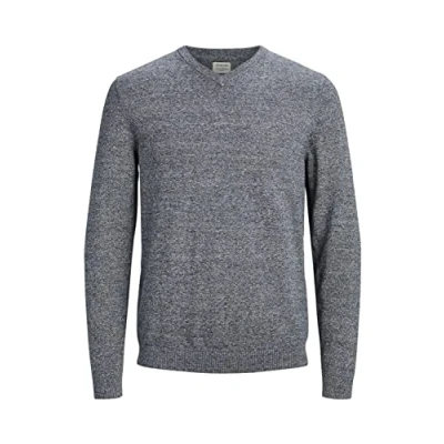 Abbildung von JACK &amp; JONES Herren Pullover JjeBasic V Ausschnitt Strickpulli Oberteil Regular, Farbe:Mehrfarbig, Größe:XXL