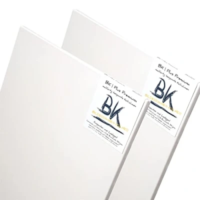 Abbildung von BK BILDERRAHMEN KOLMER Keilrahmen 2 B.K. PLUS Leinwände, 80x100 cm, auf Keilrahmen, 100% Baumwolle