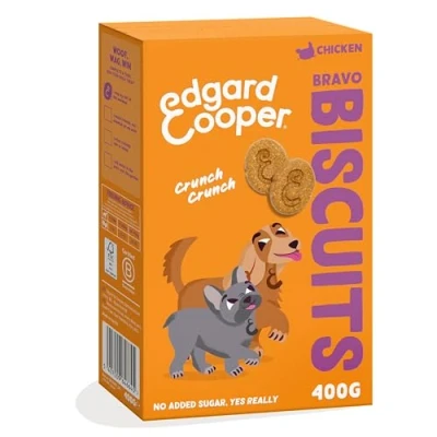 Abbildung von Edgard&amp;Cooper Keks 400 g Hundesnacks Huhn...