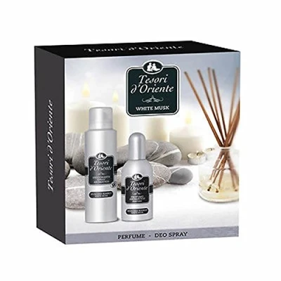 Abbildung von Eau de Toilette 100 ml + Deo Spray 150 ml, Doppelpack, weißer Moschus