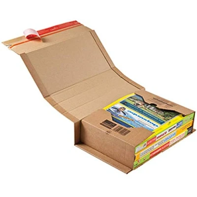 Abbildung von Scatole postali Colompac avana 32.5x25x8 cm 38x26.5x10 CP020.12 (confezione da 20)