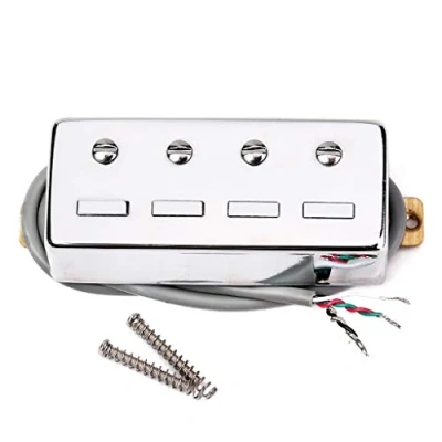 Abbildung von Alnicov 4 Saiter Bassgitarre Magnet Pickup Ersatz, Chrom