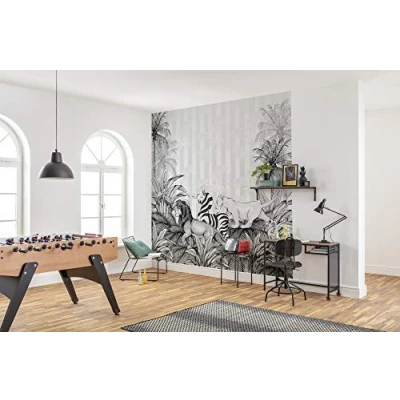 Abbildung von Komar Vliestapete &quot;Lion King Monochrome&quot;, 300x280 cm (Breite x Höhe)