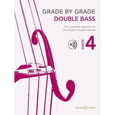 Abbildung von Grade by double Bass 4: the complete resource for 4 bassist. Kontrabass und Klavier.