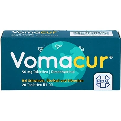 Abbildung von Vomacur 50 mg Tabletten 20 St