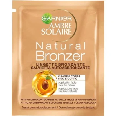 Abbildung von Ambre Solaire No Streaks Bronzer by Garnier Self Tan Face Wipe (One Singular Sachet)