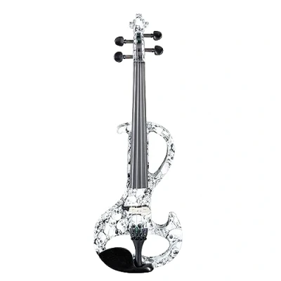 Abbildung von Fame EV 1312 Elektrische Violine, DEAD HEDZ, Ahornkorpus, Ebenholzgriffbrett, Shadow Tonabnehmersystem, inklusive Bogen und Etui