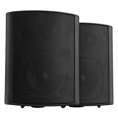 Abbildung von Pronomic USP 660 Paar HiFi Wand Lautsprecher (60 W, 2 Wege Speaker Boxen ideal für Gastronomie und Terasse)