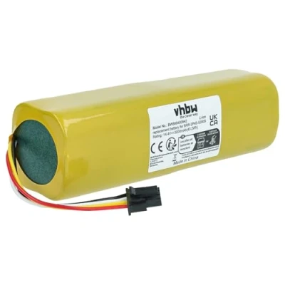 Abbildung von vhbw Akku kompatibel mit Xiaomi Mijia 1S SDJQR03RR, SDJQR02RR, 1C, 1st Gen SDJQR01RR SKV4000CN, 1T Saugroboter (3000 mAh, 14,4 V, Li Ion)