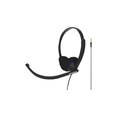 Abbildung von Koss CS200i On Ear Kommunikations Headset, Boom Mikrofon, kabelgebunden mit 3,5 mm Stecker, Schwarz
