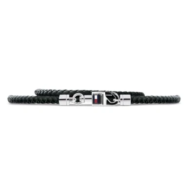 Abbildung von Tommy Hilfiger Jewelry armband für Herren aus Leder Schwarz 2701063