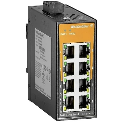 Abbildung von Weidmüller IE SW EL08 8TX Industrial Ethernet Switch 8 Port 10/100 MBit/s