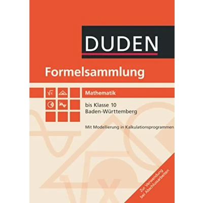 Abbildung von Formelsammlung bis Klasse 10 Mathematik Baden Württemberg: