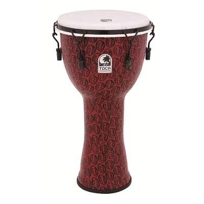 Abbildung von TOCA Djembe Freestyle II Mech. Tuned Red Mask Synth. Head 12&quot; TF2DM 12RM