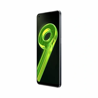 Abbildung von realme 9 8+128GB Smartphone, 90 Hz Super AMOLED Display, Snapdragon 680 Prozessor, Starker 5000 mAh Akku, Schlankes Profil mit 7,99 mm,Ripple Holographic Design, Meteor Black