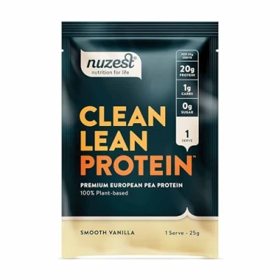 Abbildung von Nuzest Clean Lean Protein Veganes Proteinpulver Vollständiges Aminosäurenprofil Vollständig Natürliches Nahrungsergänzungsmittel (Vanille, 25g)