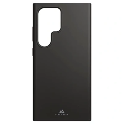 Abbildung von Black Rock Hülle für Samsung Galaxy S24 Ultra (Wireless Charging kompatibel, Slim, ultraslim, Stabiler Rahmen, hochwertiges Cover, Handyhülle Galaxy, Case, Silikonhülle, Silikon) schwarz