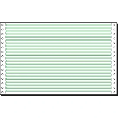 Abbildung von SIGEL 08336 Endlospapier 8 Zoll x 330 mm (A4 quer), 60 g, 2000 Blatt LP, 1fach, mit Leselinien, Druckerpapier