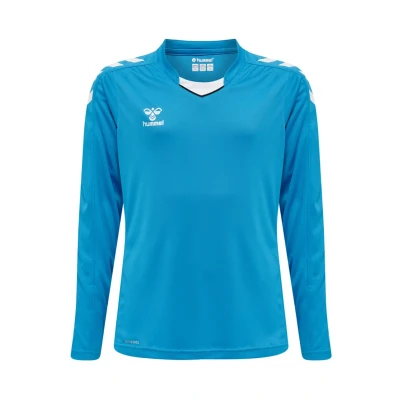 Abbildung von Hummel Hmlcore XK Langarmshirt für Kinder, Größe: 128, Blue danube