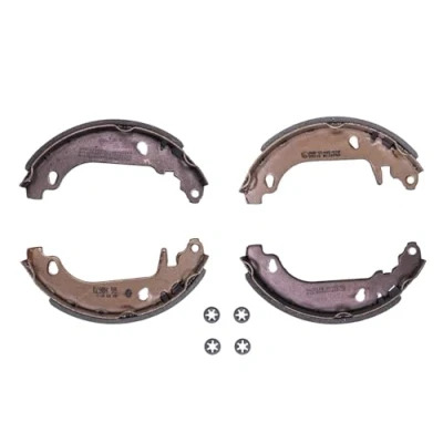 Abbildung von HELLA 8DB 355 001 211 Bremsbacken 180 42 ohne Handbremshebel mit Zubehör RENAULT: TWINGO 1, 1 Kasten, 19 II Cabrio