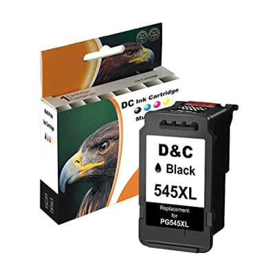Abbildung von D&amp;C PG 545XL Druckerpatronen Remanufactured für Canon 545 XL Pixma TS3150 MX495 MG2950 iP2850 MG3050 MG3051 MG2450 MG2550 MG2550S MG2555S (1x Schwarz)