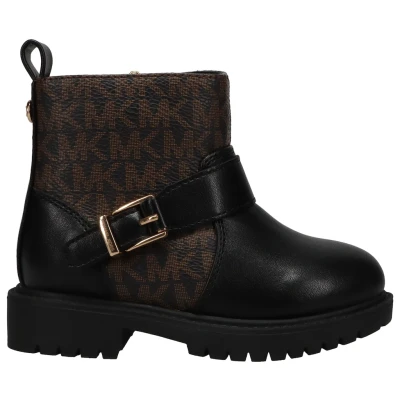 Abbildung von Michael Kors Kids Madeline Haskell MOTO Stiefelette Brown/black für Kinder, Größe: 27, Schuhe
